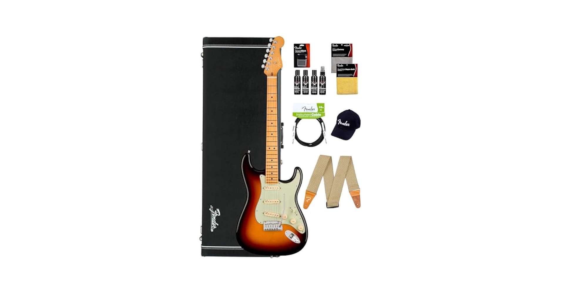 Amazon.com: Fender American Ultra Stratocaster, Maple